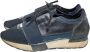 Balenciaga Vintage Pre-owned Leather sneakers Black Dames - Thumbnail 3