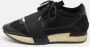 Balenciaga Vintage Pre-owned Leather sneakers Black Dames - Thumbnail 2