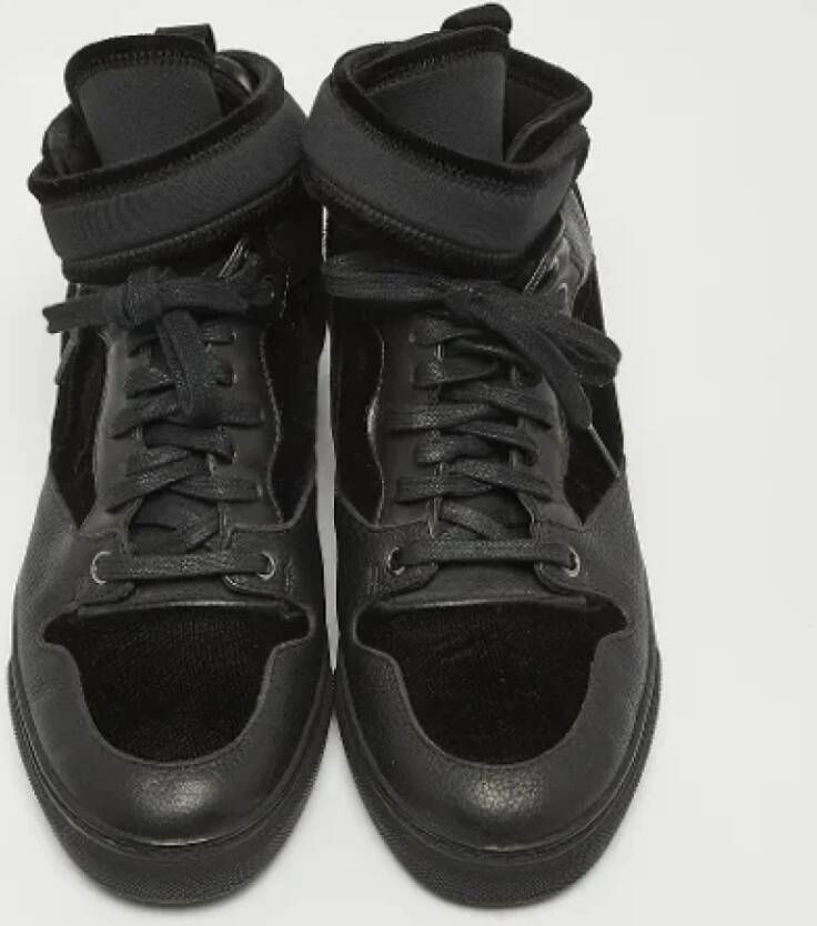 Balenciaga Vintage Pre-owned Leather sneakers Black Dames