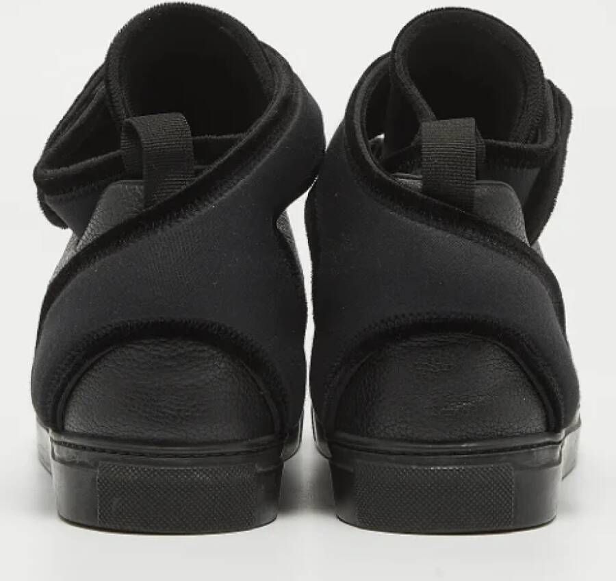 Balenciaga Vintage Pre-owned Leather sneakers Black Dames