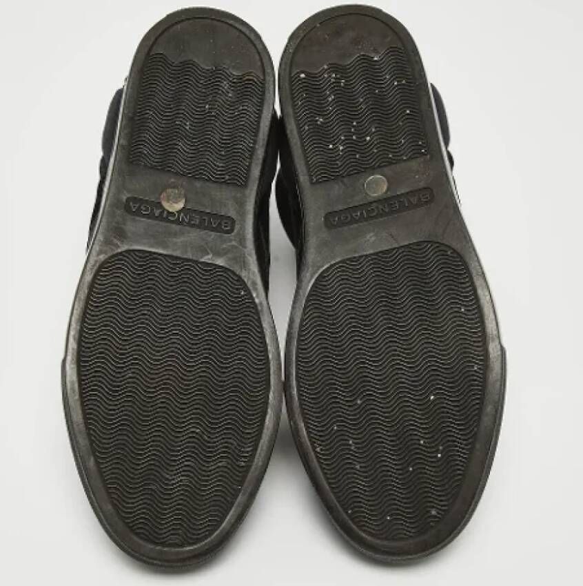 Balenciaga Vintage Pre-owned Leather sneakers Black Dames