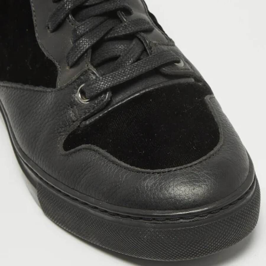 Balenciaga Vintage Pre-owned Leather sneakers Black Dames