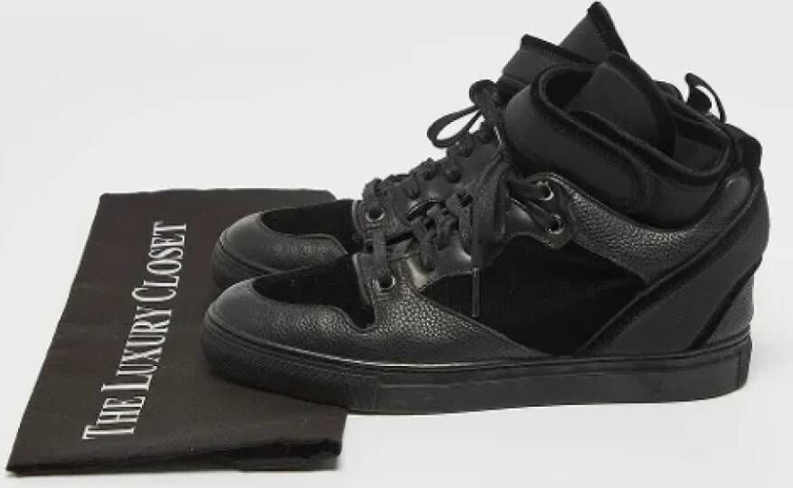 Balenciaga Vintage Pre-owned Leather sneakers Black Dames