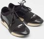 Balenciaga Vintage Pre-owned Leather sneakers Black Dames - Thumbnail 4