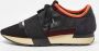 Balenciaga Vintage Pre-owned Leather sneakers Black Dames - Thumbnail 2