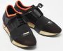 Balenciaga Vintage Pre-owned Leather sneakers Black Dames - Thumbnail 4