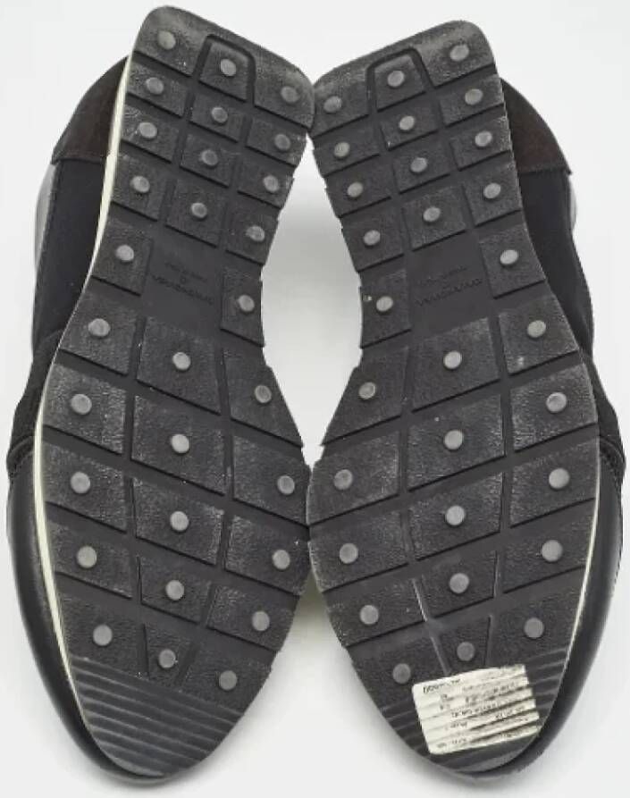 Balenciaga Vintage Pre-owned Leather sneakers Black Dames