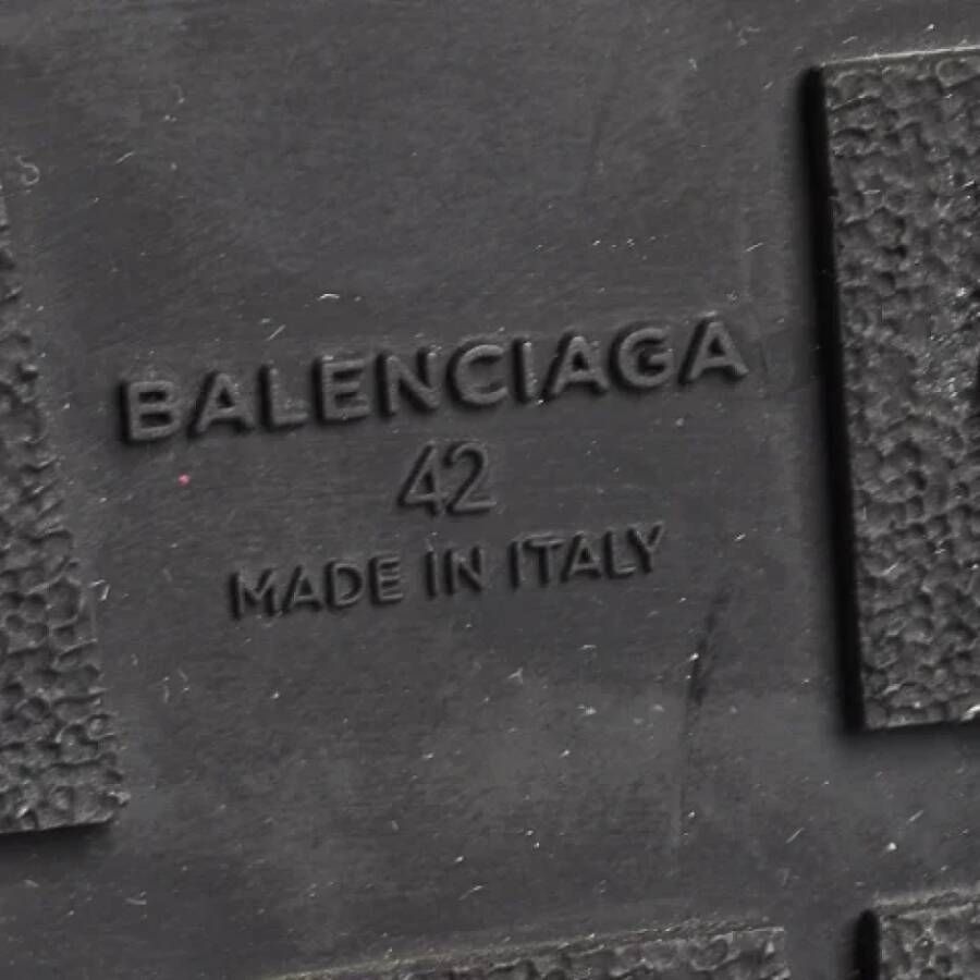 Balenciaga Vintage Pre-owned Leather sneakers Black Dames