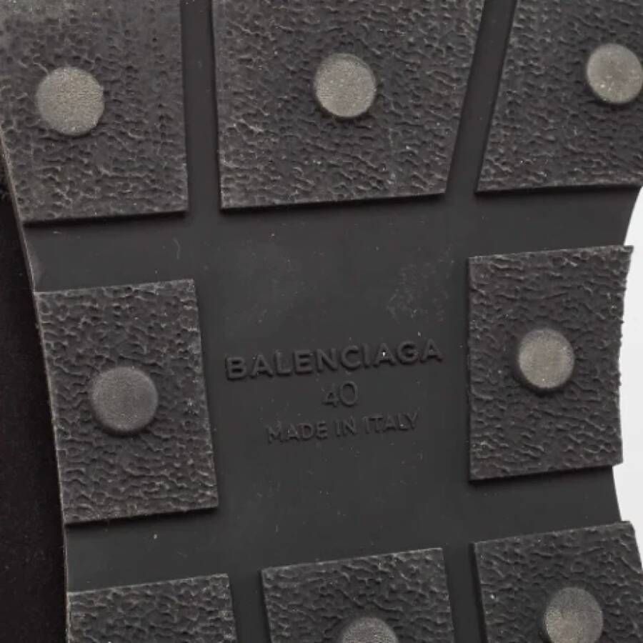 Balenciaga Vintage Pre-owned Leather sneakers Black Dames