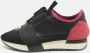 Balenciaga Vintage Pre-owned Leather sneakers Black Dames - Thumbnail 2