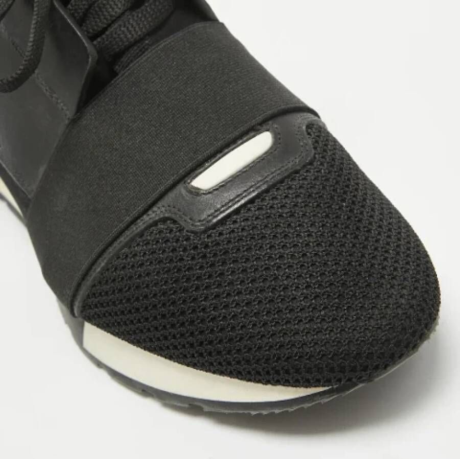 Balenciaga Vintage Pre-owned Leather sneakers Black Dames