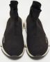 Balenciaga Vintage Pre-owned Leather sneakers Black Heren - Thumbnail 3