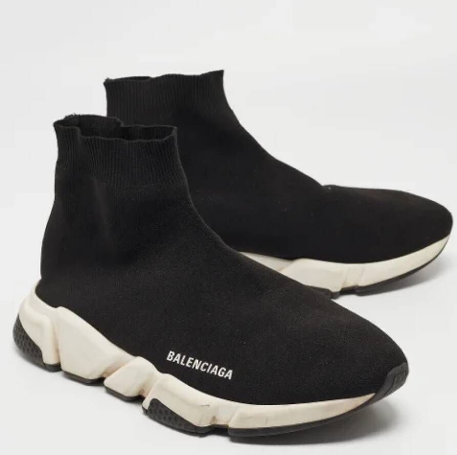 Balenciaga Vintage Pre-owned Leather sneakers Black Heren
