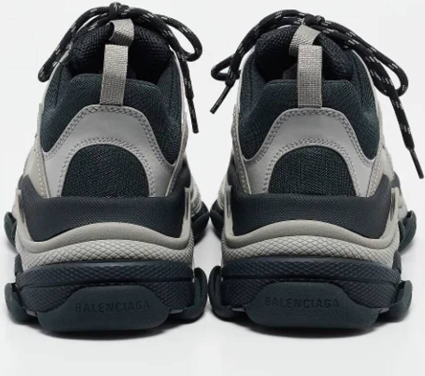 Balenciaga Vintage Pre-owned Leather sneakers Black Heren