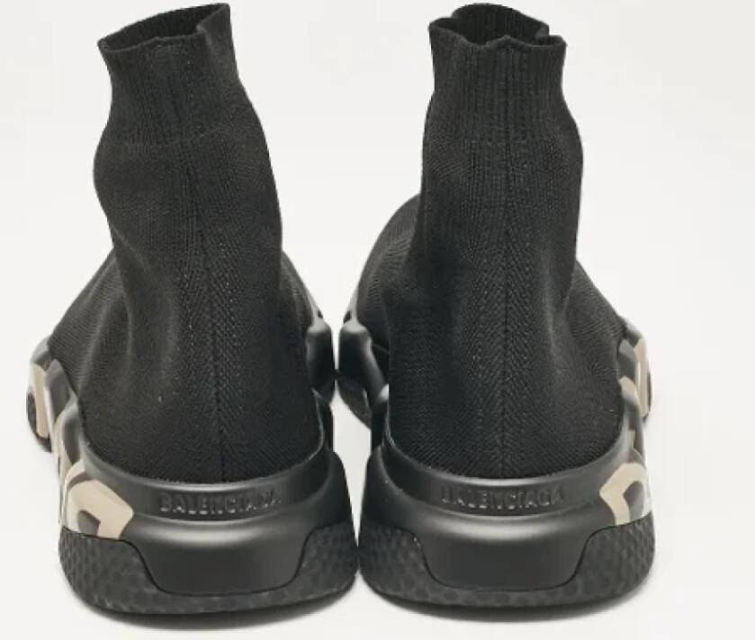 Balenciaga Vintage Pre-owned Leather sneakers Black Heren