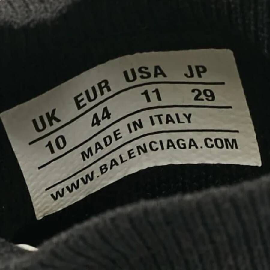 Balenciaga Vintage Pre-owned Leather sneakers Black Heren