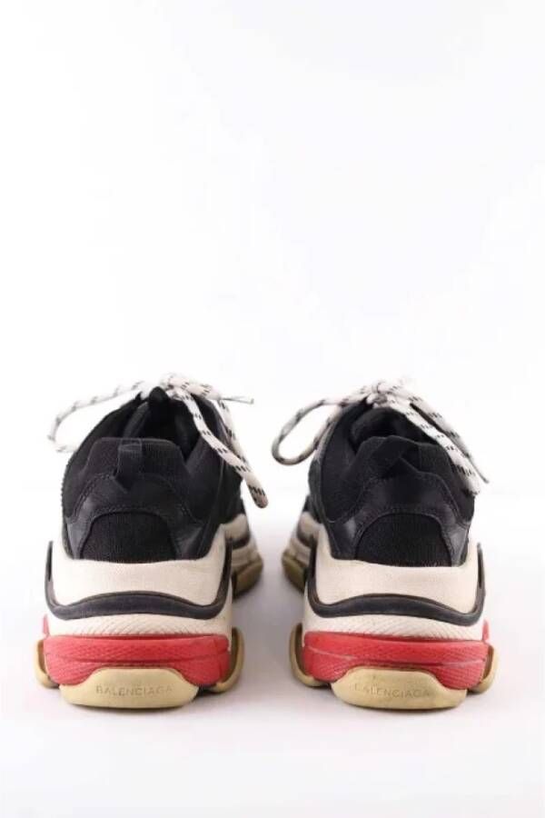 Balenciaga Vintage Pre-owned Leather sneakers Black Heren
