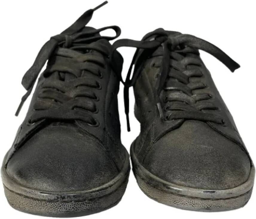 Balenciaga Vintage Pre-owned Leather sneakers Black Heren