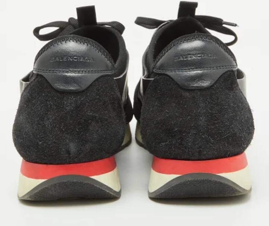 Balenciaga Vintage Pre-owned Leather sneakers Black Heren