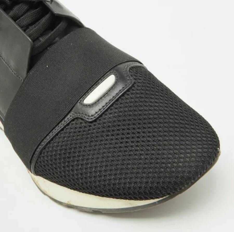 Balenciaga Vintage Pre-owned Leather sneakers Black Heren