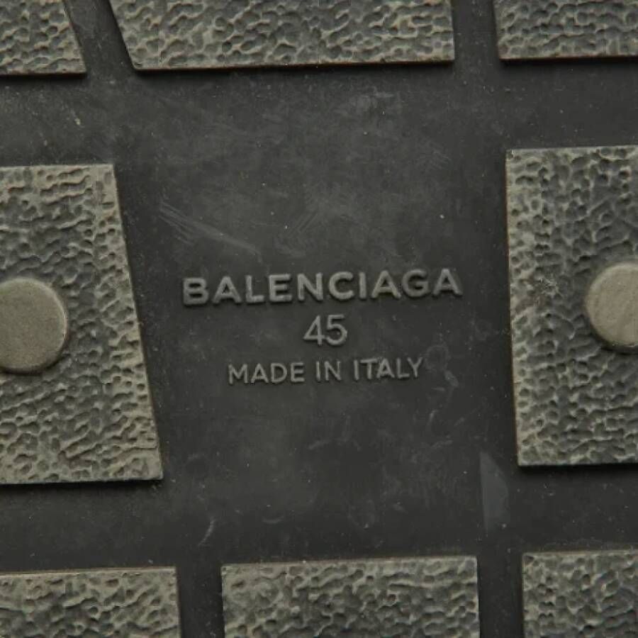 Balenciaga Vintage Pre-owned Leather sneakers Black Heren