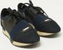 Balenciaga Vintage Pre-owned Leather sneakers Blue Dames - Thumbnail 4