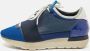 Balenciaga Vintage Pre-owned Leather sneakers Blue Dames - Thumbnail 2