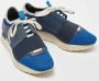 Balenciaga Vintage Pre-owned Leather sneakers Blue Dames - Thumbnail 4