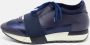 Balenciaga Vintage Pre-owned Leather sneakers Blue Dames - Thumbnail 2