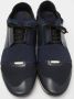 Balenciaga Vintage Pre-owned Leather sneakers Blue Dames - Thumbnail 3