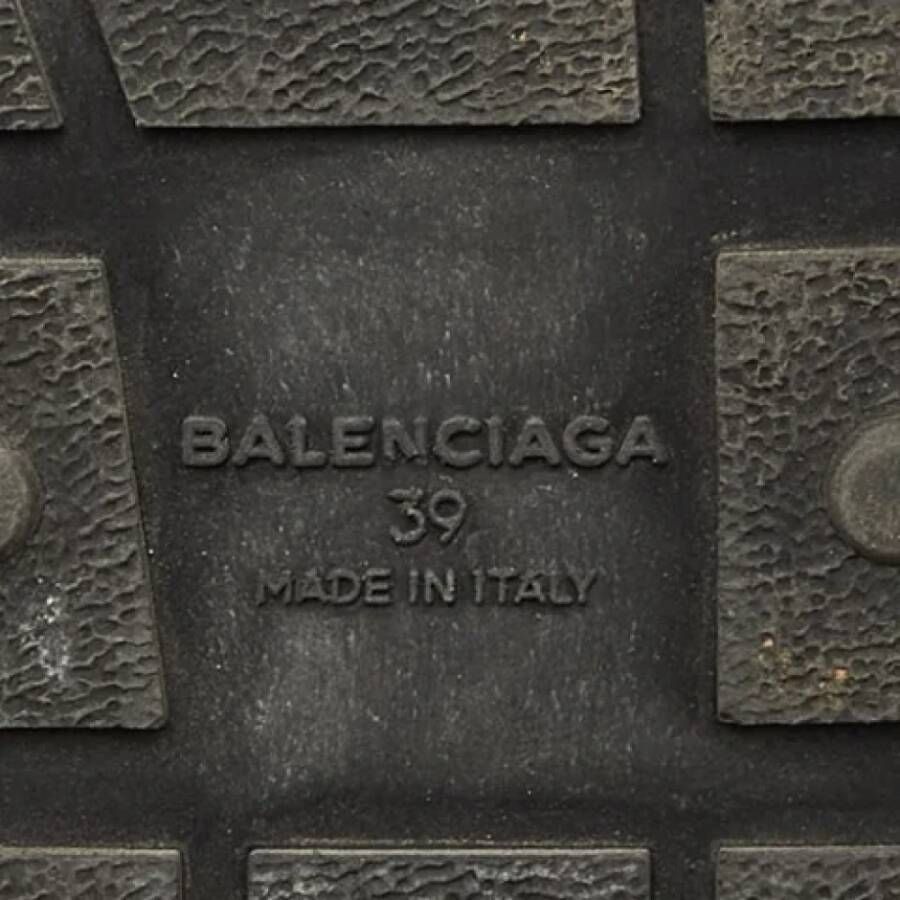 Balenciaga Vintage Pre-owned Leather sneakers Blue Dames