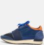 Balenciaga Vintage Pre-owned Leather sneakers Blue Dames - Thumbnail 2