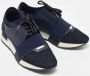 Balenciaga Vintage Pre-owned Leather sneakers Blue Dames - Thumbnail 4