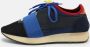 Balenciaga Vintage Pre-owned Leather sneakers Blue Dames - Thumbnail 2