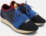 Balenciaga Vintage Pre-owned Leather sneakers Blue Dames - Thumbnail 4