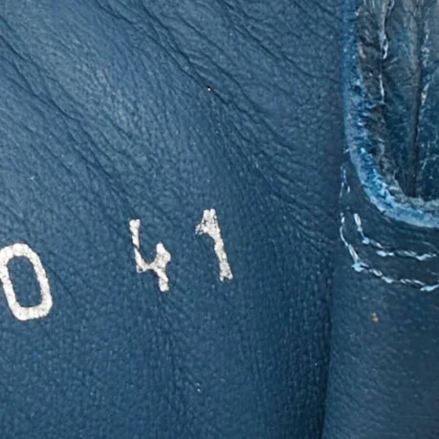 Balenciaga Vintage Pre-owned Leather sneakers Blue Heren