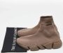 Balenciaga Vintage Pre-owned Leather sneakers Brown Heren - Thumbnail 9