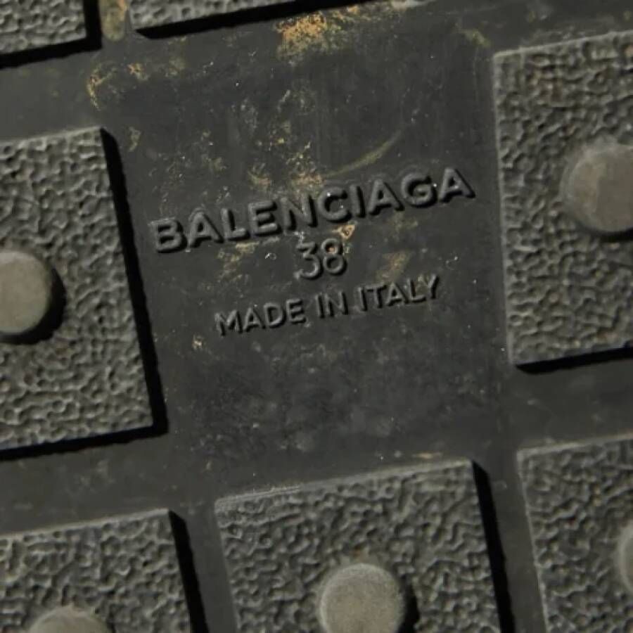 Balenciaga Vintage Pre-owned Leather sneakers Gray Dames