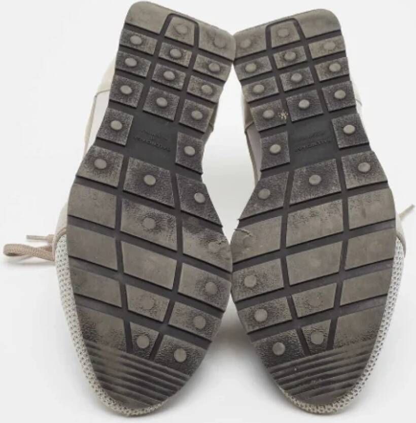 Balenciaga Vintage Pre-owned Leather sneakers Gray Dames