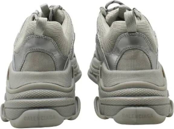 Balenciaga Vintage Pre-owned Leather sneakers Gray Heren