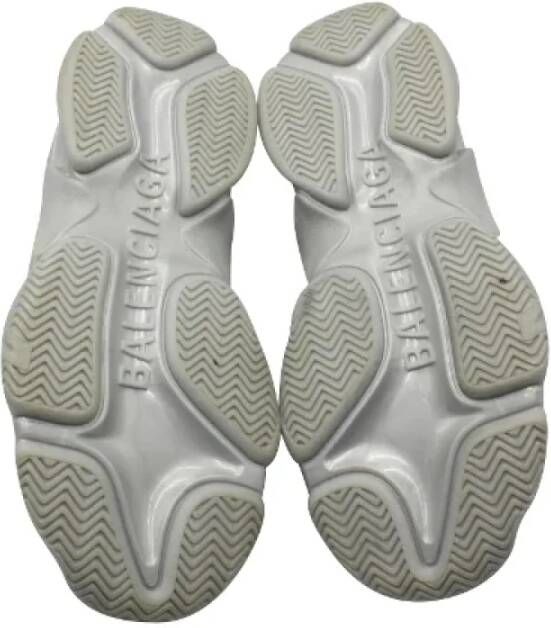 Balenciaga Vintage Pre-owned Leather sneakers Gray Heren