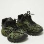 Balenciaga Vintage Pre-owned Leather sneakers Green Dames - Thumbnail 4