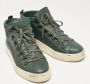 Balenciaga Vintage Pre-owned Leather sneakers Green Heren - Thumbnail 4