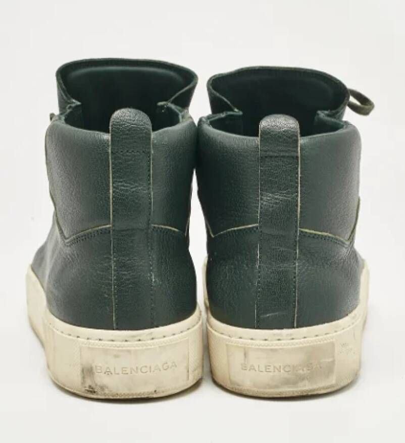 Balenciaga Vintage Pre-owned Leather sneakers Green Heren