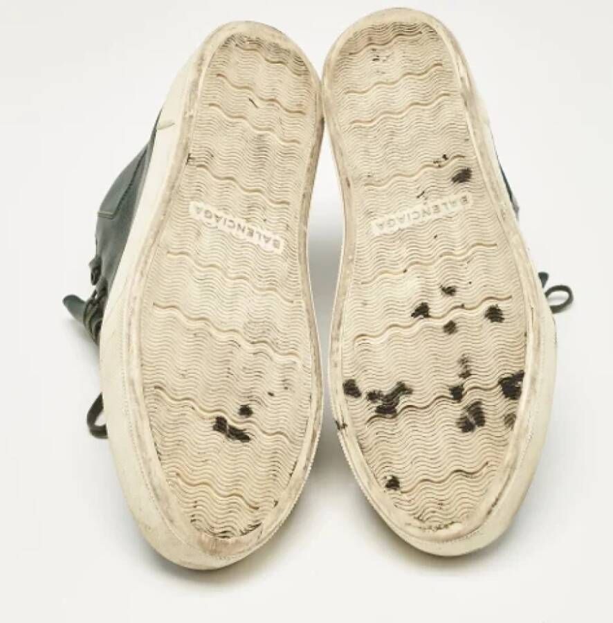Balenciaga Vintage Pre-owned Leather sneakers Green Heren