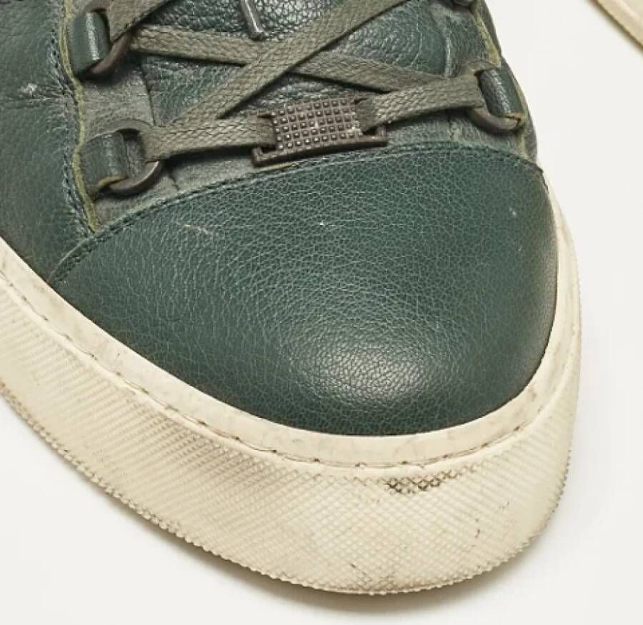 Balenciaga Vintage Pre-owned Leather sneakers Green Heren