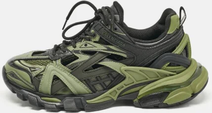 Balenciaga Vintage Pre-owned Leather sneakers Green Heren