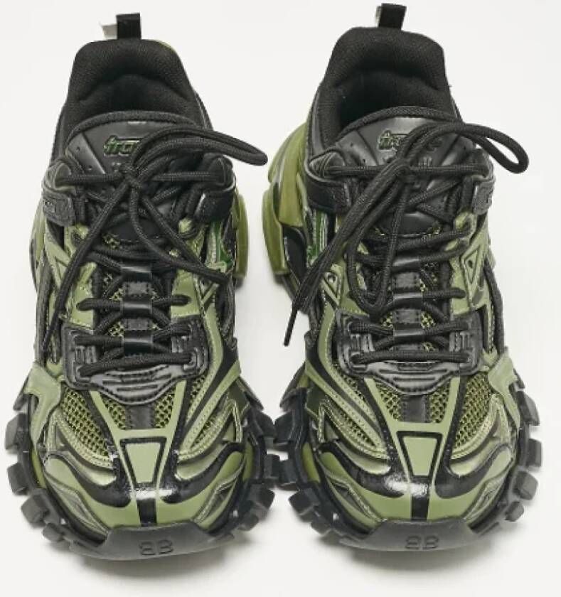Balenciaga Vintage Pre-owned Leather sneakers Green Heren