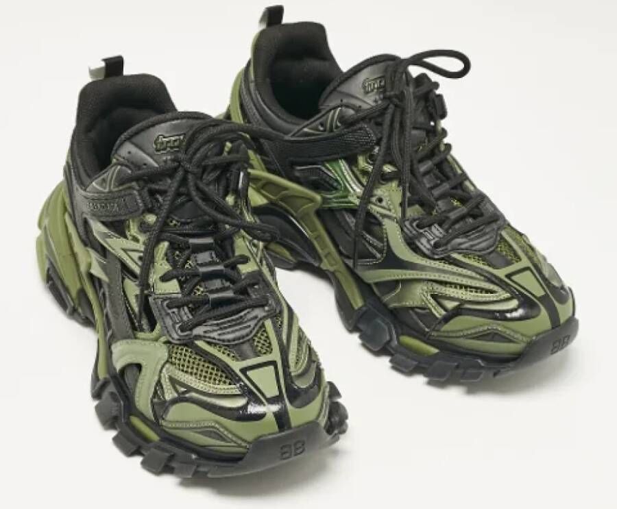 Balenciaga Vintage Pre-owned Leather sneakers Green Heren