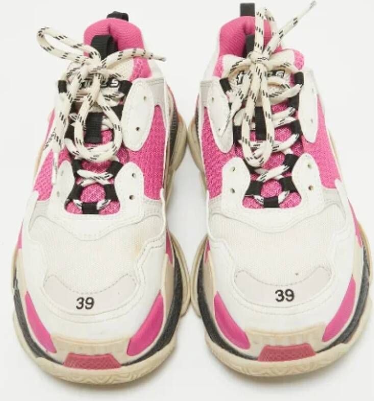 Balenciaga Vintage Pre-owned Leather sneakers Multicolor Dames